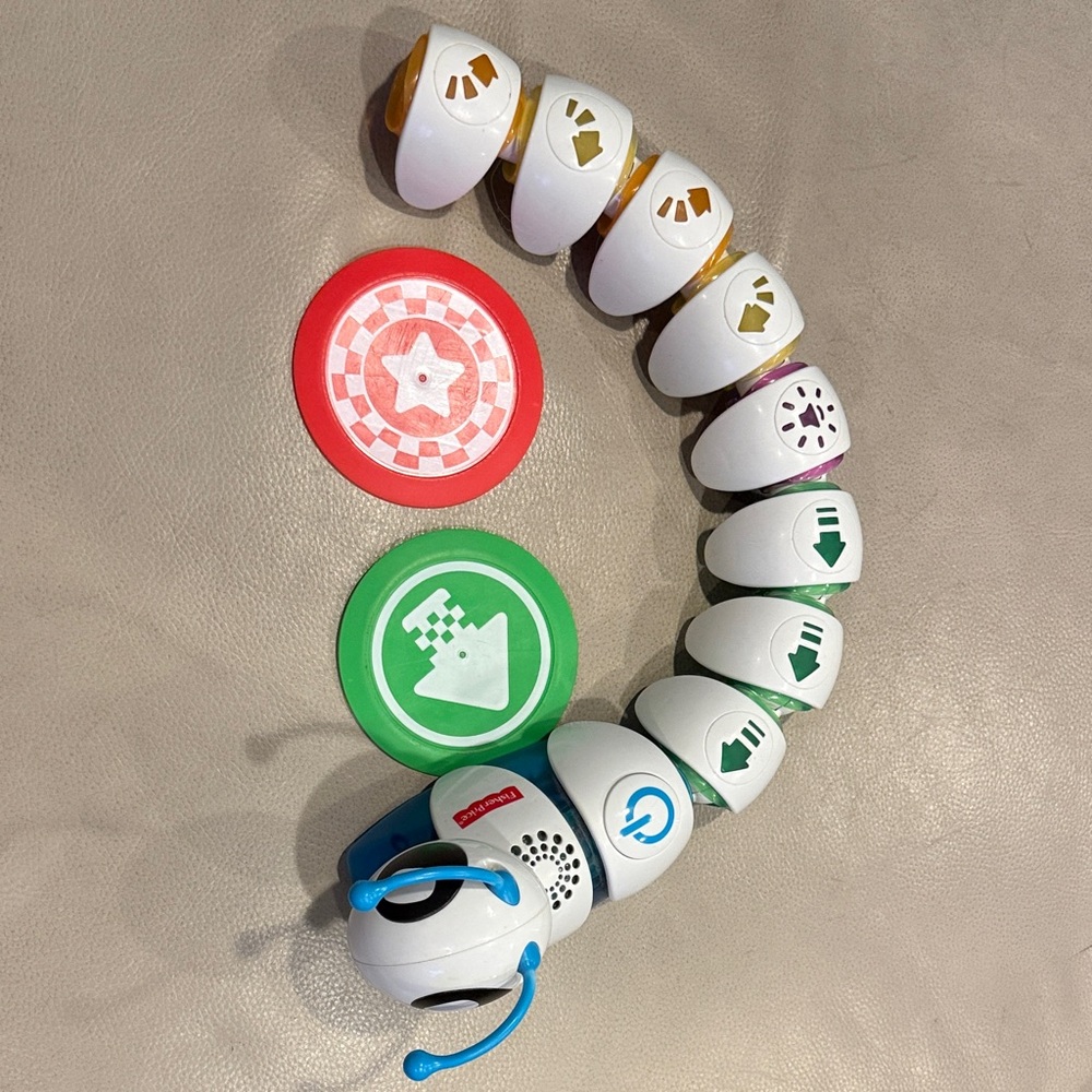 Fisher-Price Code-a-Pillar with White and Blue Segments
